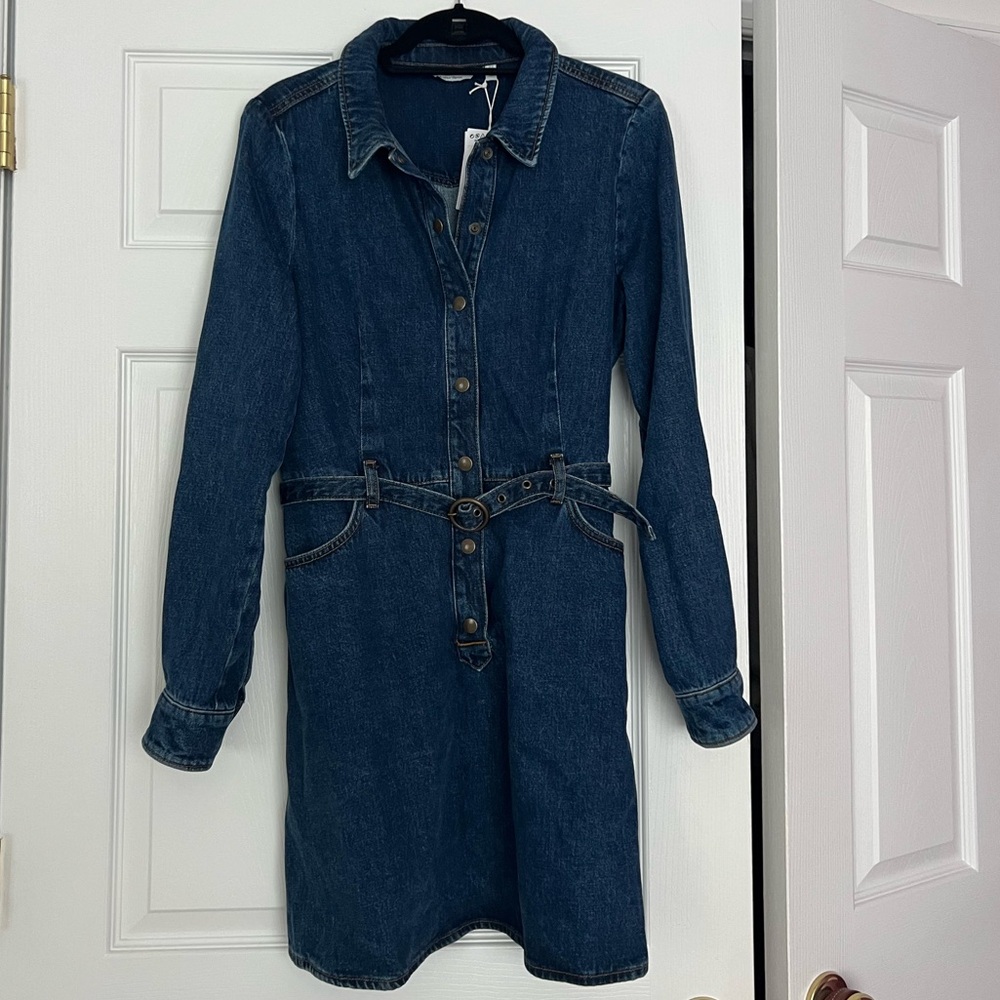 & Other Stories Denim Mini Dress